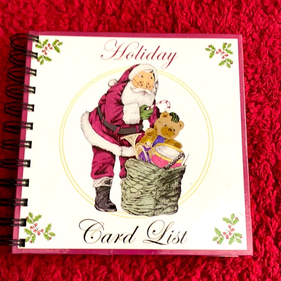 “Christmas Bundle of Napkins, Card List Book, Ornaments” - Picture 2 of 11